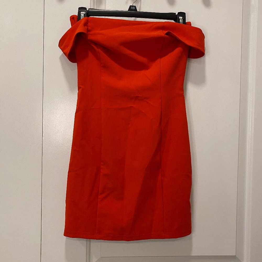 formal off the shoulder dress